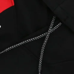 Men's Oslo Fleece Pullover Hoodie Black / Red / White -Canterbury Shop oslo 011 2 gen bkrdwh adlt p4