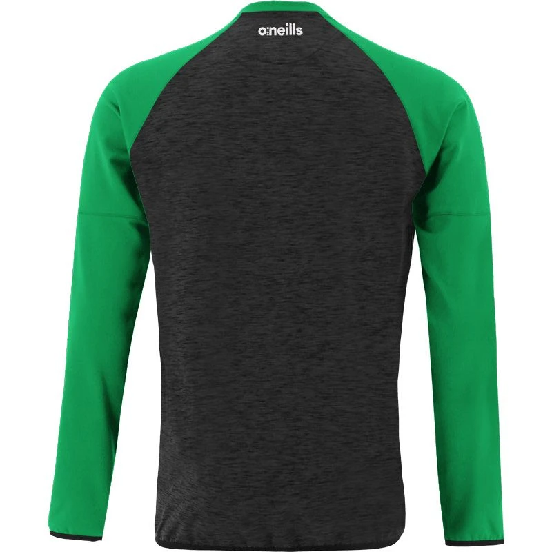 Men's Osprey Brushed Crew Neck Sweatshirt Black / Green / White 2 Men's Osprey Brushed Crew Neck Sweatshirt Black / Green / White - Image 2