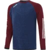 Men's Osprey Brushed Crew Neck Sweatshirt Marine / Maroon / White