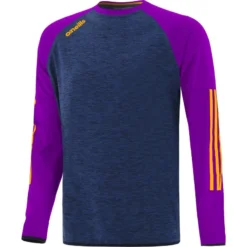 Men's Osprey Brushed Crew Neck Sweatshirt Marine / Purple / Amber