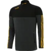 Men's Osprey Brushed Half Zip Top Black / Amber