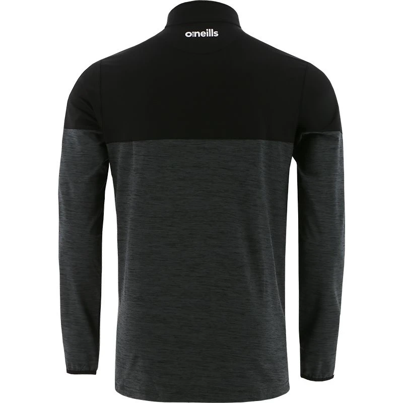 Men's Osprey Brushed Half Zip Top Black / White - Image 2