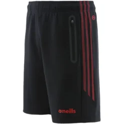 Men's Pioneer Hybrid Leisure Shorts Black / Red
