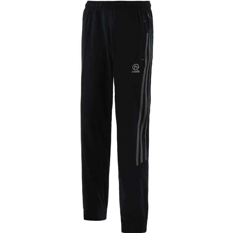 Men's Pluto Woven Tracksuit Bottoms Black / Silver 1 Men's Pluto Woven Tracksuit Bottoms Black / Silver