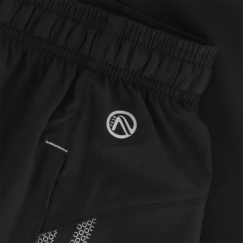 Men's Pluto Woven Tracksuit Bottoms Black / Silver 6 Men's Pluto Woven Tracksuit Bottoms Black / Silver - Image 6