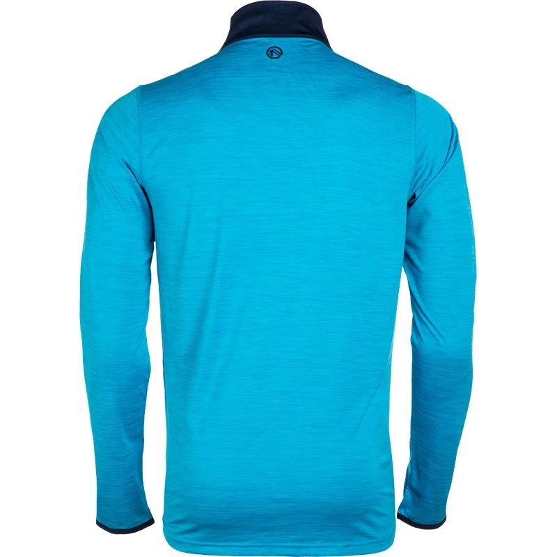 Men's Pluto Half Zip Midlayer Top Blue / Marine 2 Men's Pluto Half Zip Midlayer Top Blue / Marine - Image 2