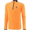 Men's Pluto Half Zip Midlayer Top Orange / Marine