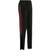 Men's Pluto Brushed Skinny Tracksuit Bottoms Black / Red