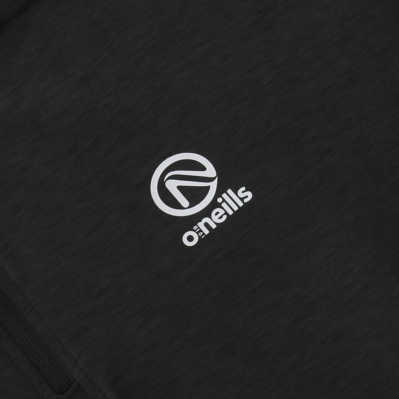 Men's Pluto Brushed Half Zip Top Black / Silver 3 Men's Pluto Brushed Half Zip Top Black / Silver - Image 3