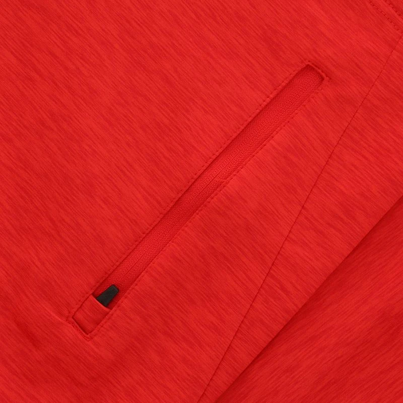 Men's Pluto Brushed Half Zip Top Red / Black 6 Men's Pluto Brushed Half Zip Top Red / Black - Image 6