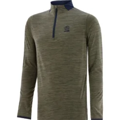 Men's Pluto Half Zip Midlayer Top Green / Marine