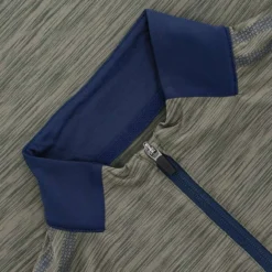 Men's Pluto Half Zip Midlayer Top Green / Marine -Canterbury Shop pluto 064 midlayer half zip top 2s grn mar 4 3