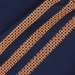 Men's Pluto Hybrid Half Zip Top Marine / Orange -Canterbury Shop pluto 244 hybrid hz top mar ora 3s 5 1