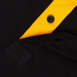 Men's Portugal Cotton Polo Shirt Black / Maroon / Amber -Canterbury Shop portugal cotton polo unisex blk maroon amb 4