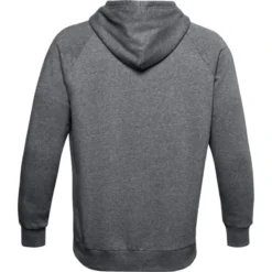 Under Armour Men's UA Rival Fleece Hoodie Pitch Grey Light Heather / Onyx White -Canterbury Shop s7.ps1357092 012 hb