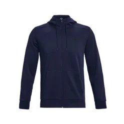 Under Armour Men's Fleece® Full-Zip Hoodie Midnight Navy / Black -Canterbury Shop s7.ps1373357 410 hf