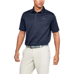 Under Armour Men's Tech Polo Midnight Navy / Graphite