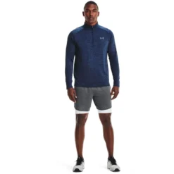 Under Armour Men's UA Tech™ Half Zip Top Academy / Steel -Canterbury Shop s7.v5 1328495 409 fsf 1