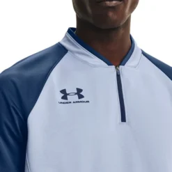 Under Armour Men's UA Challenger III Midlayer Washed Blue / Admiral -Canterbury Shop s7.v5 1343918 420 collar