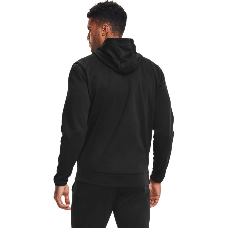 Under Armour Men's Armour Fleece® Full Zip Hoodie Black 2 Under Armour Men's Armour Fleece® Full Zip Hoodie Black - Image 2