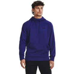 Under Armour Men's Armour Fleece® Hoodie Sonar Blue / Black