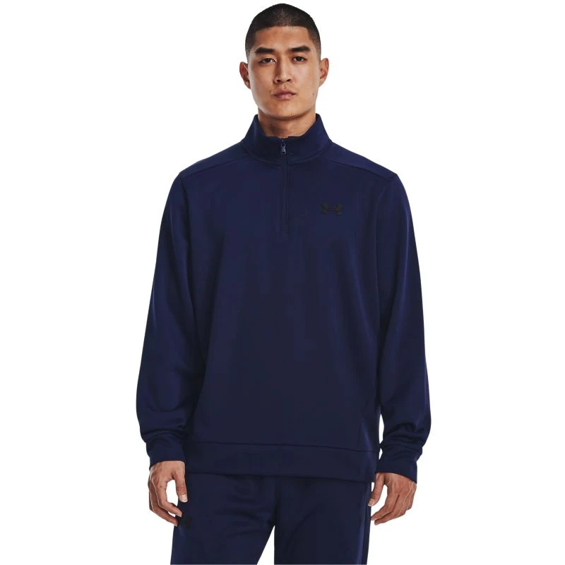 Under Armour Men's Fleece® ¼ Zip Midnight Navy / Black 1 Under Armour Men's Fleece® ¼ Zip Midnight Navy / Black
