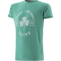 Trad Craft Men's Doire Ireland T-Shirt Ocean Green