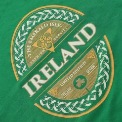 Trad Craft Men's Ireland Emerald Isle Classic T-Shirt Emerald -Canterbury Shop tradcraft emer trad ireland classic tee p1618 p3