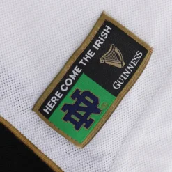 Guinness Men's Notre Dame Polo Shirt Black / White -Canterbury Shop tradcraft polo blk wht nd guin gnd2002 p8