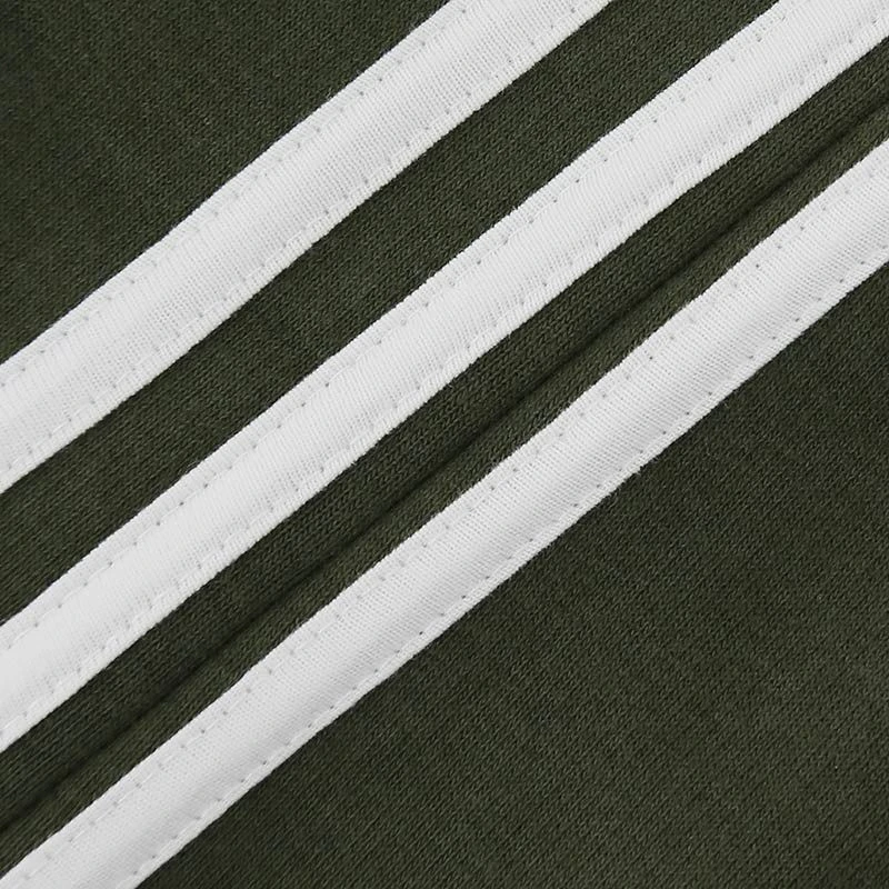 Men's Trigger Fleece Skinny Tracksuit Bottoms Khaki 8 Men's Trigger Fleece Skinny Tracksuit Bottoms Khaki - Image 8