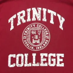 Trinity College Dublin Crest T-Shirt Burgundy / White 7 Trinity College Dublin Crest T-Shirt Burgundy / White -Canterbury Shop trin1005 3