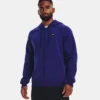 Under Armour Men's Rival Fleece Full Zip Hoodie Sonar Blue / Onyx White