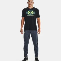 Under Armour Men's Brawler Bottoms Downpour Grey / Black / Lime Surge -Canterbury Shop v5 1366213 044 fsf 1