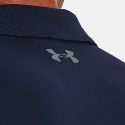 Under Armour Men's Performance 3.0 Polo Midnight Navy / Pitch Grey -Canterbury Shop v5 1377374 410 collar