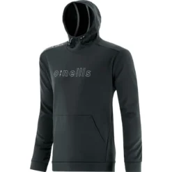 Men's Zack Fleece Pullover Hoodie Dark Grey / Black / Silver