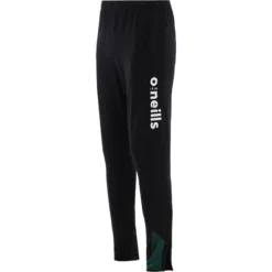 Men's Zack Brushed Skinny Tracksuit Bottoms Black / Green / Grey