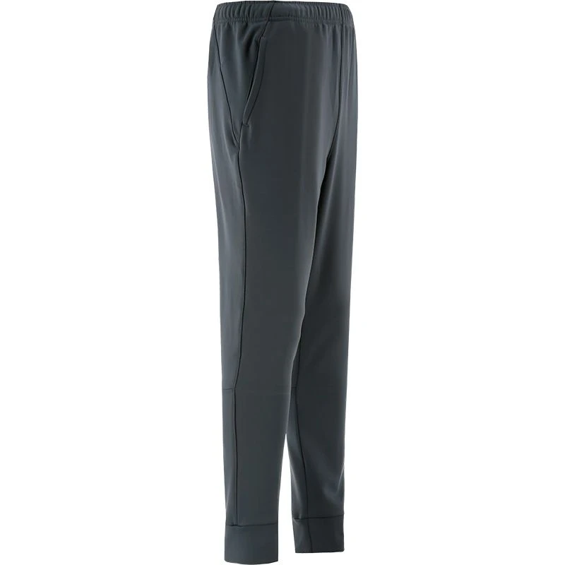 Men's Zack Fleece Skinny Tracksuit Bottoms Dark Grey 2 Men's Zack Fleece Skinny Tracksuit Bottoms Dark Grey - Image 2