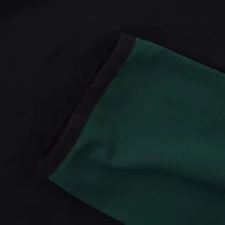 Men's Zack Brushed Half Zip Top Black / Green / Grey -Canterbury Shop zack 184 0 gen bkgngy adlt p5