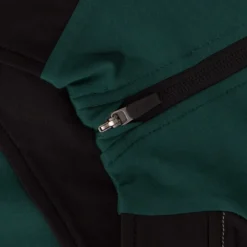 Men's Zack Brushed Half Zip Top Green / Grey / Black -Canterbury Shop zack 184 0 gen gngybk adlt p6